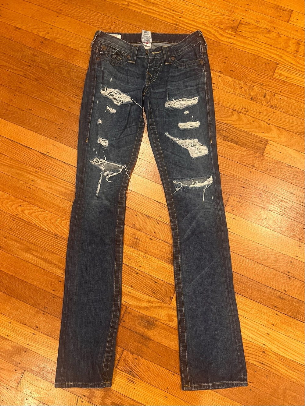 Vintage True Religion Billy Big T Strange Brew First Edition Distressed LowRise